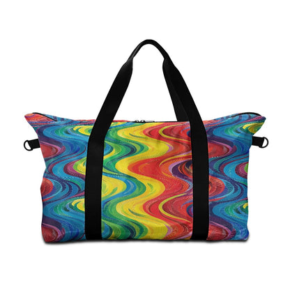 Wavy Rainbow Lightweight luggage