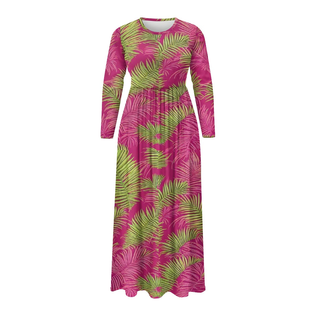 Ladies Long Sleeve Pocket Dress