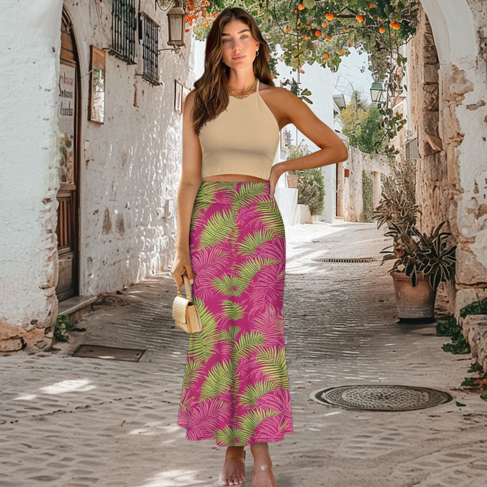 High Waist Long Skirt for Women