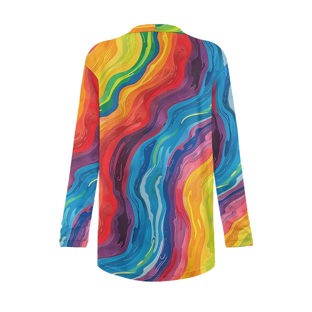 Long-sleeved cardigan jacket