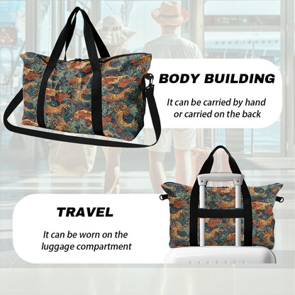 Chinese Dragon and Phoenix Lightweight luggage