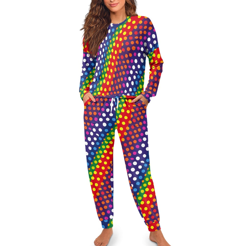 Women's Drawstring Pajamas Set
