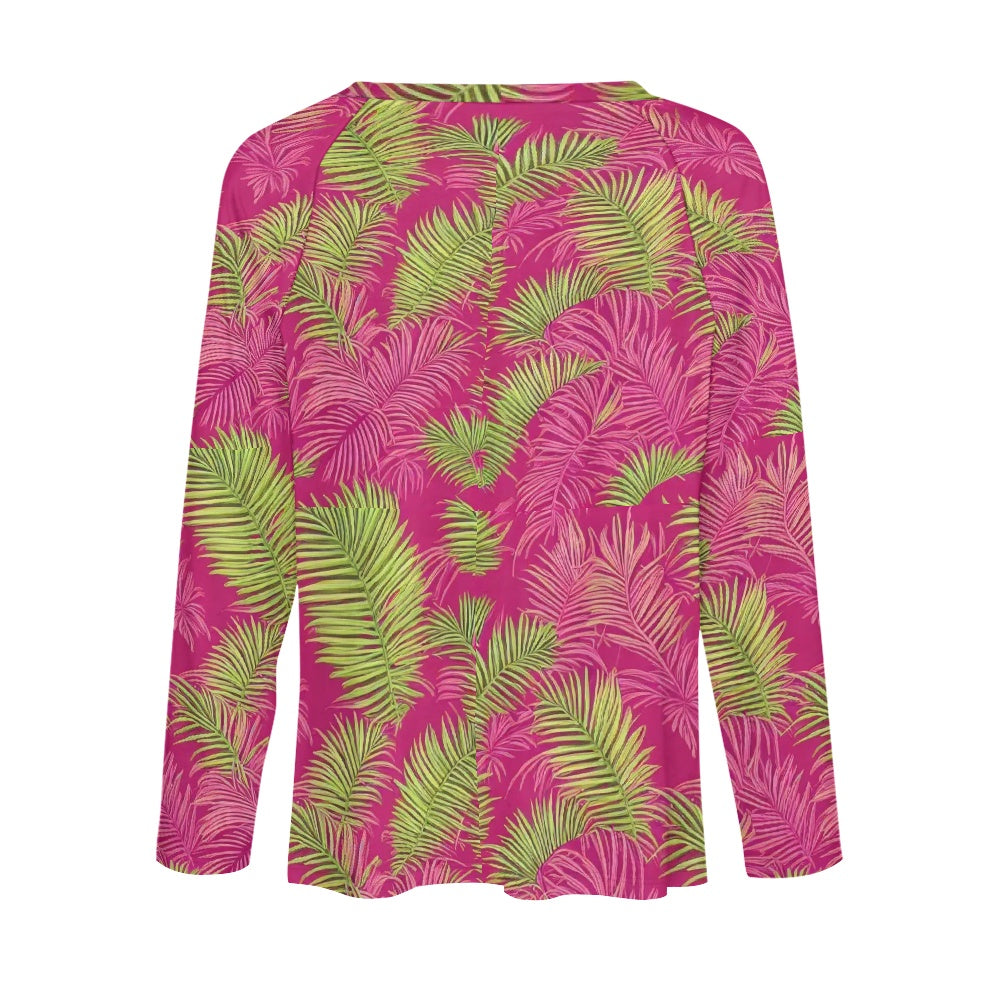 Long sleeve loose T-shirt