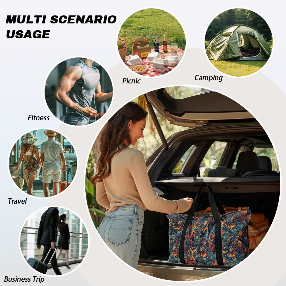 Chinese Dragon and Phoenix Lightweight luggage