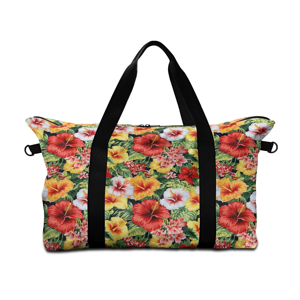 Floral Lightweight luggage white ONESIZE
