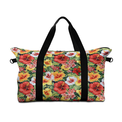 Floral Lightweight luggage white ONESIZE