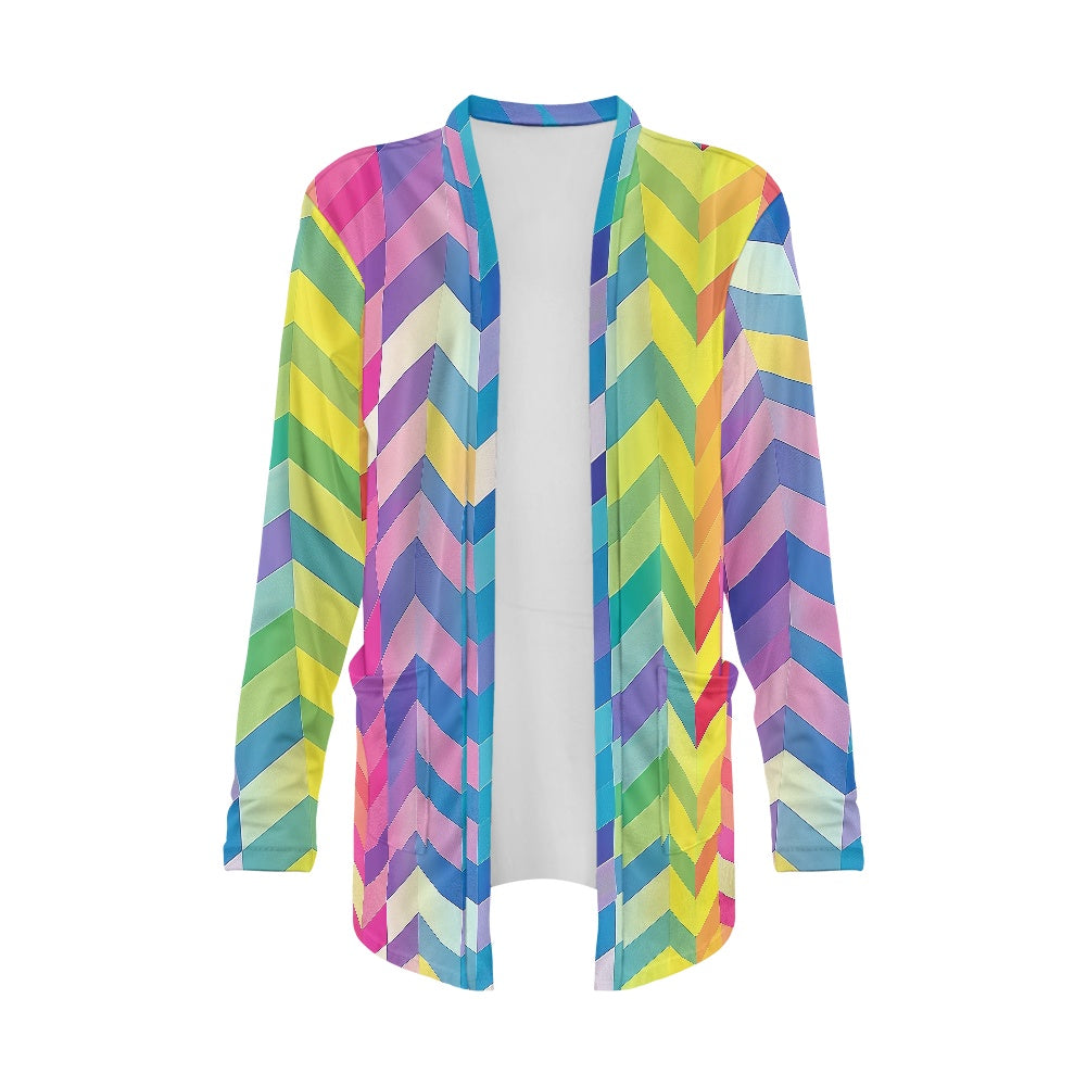 Long-sleeved cardigan jacket