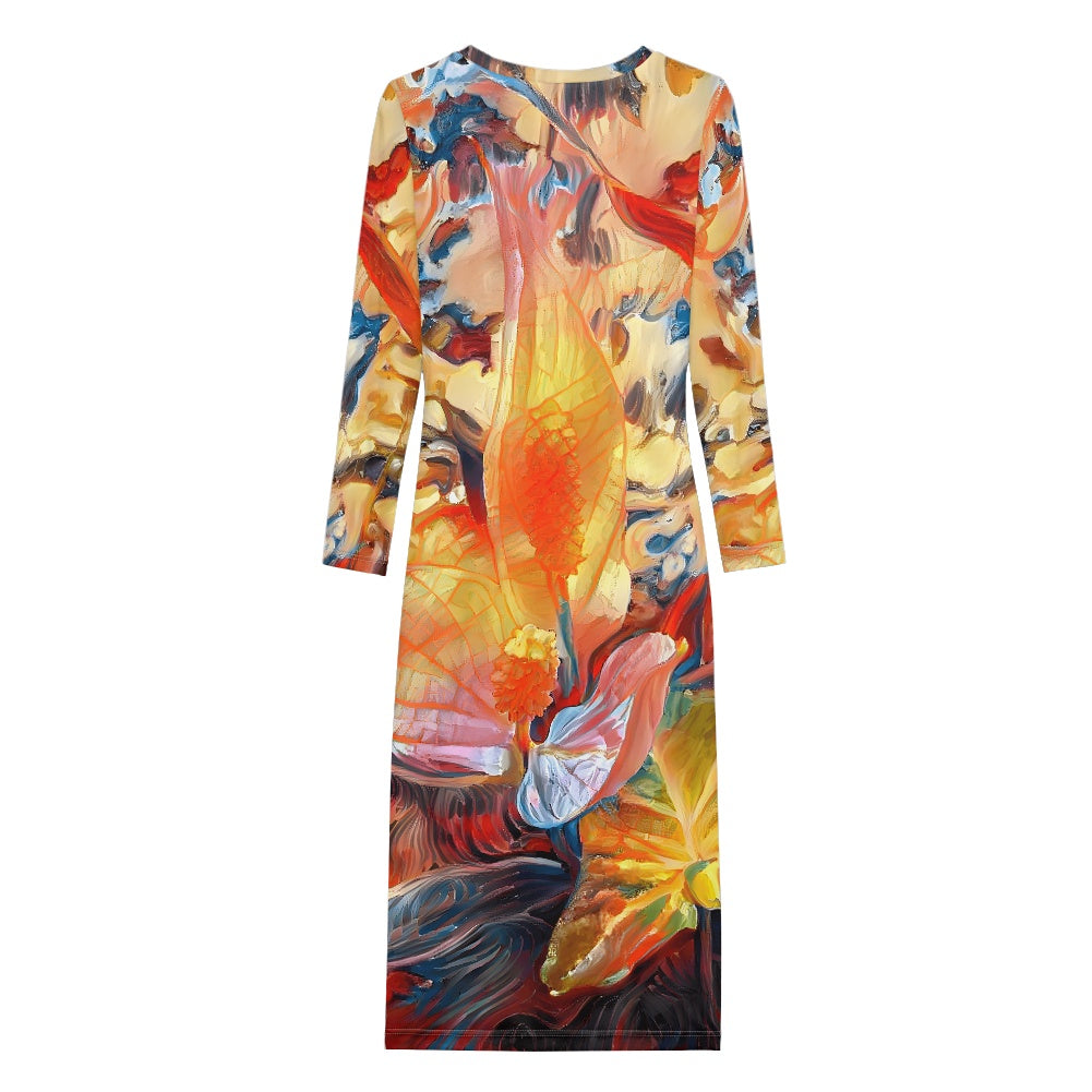 Long-sleeved dress