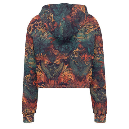 Women's midriff-baring sweatshirt - Chinese