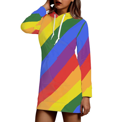 Rainbow Women's sweatshirt dress