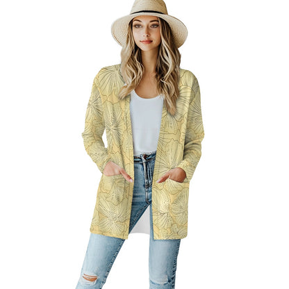 Long-sleeved cardigan jacket