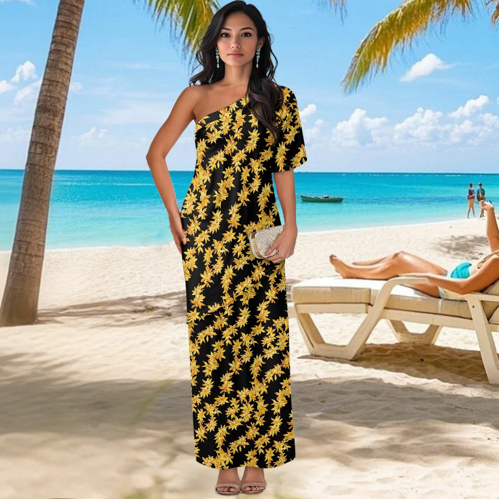 Elegant Off-Shoulder Two-Piece Dress for Women