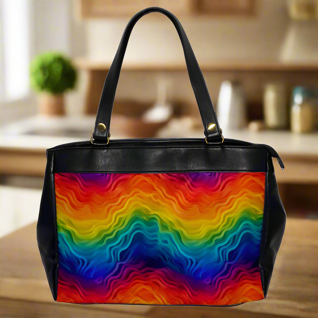 Lgbtq Rainbow Oversize Office Handbag