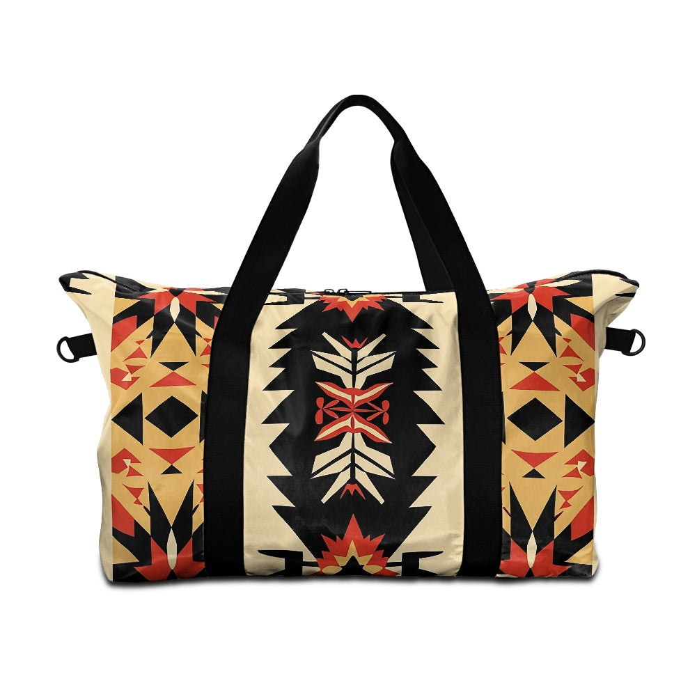 American Indian pattern Lightweight luggage white ONESIZE