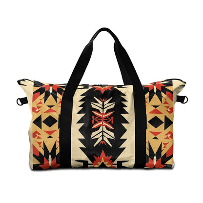 American Indian pattern Lightweight luggage white ONESIZE