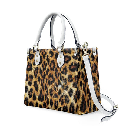 Leopard pattern Women's PU leather twill handbag