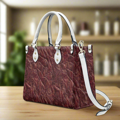 Dark Brown Women's PU leather twill handbag