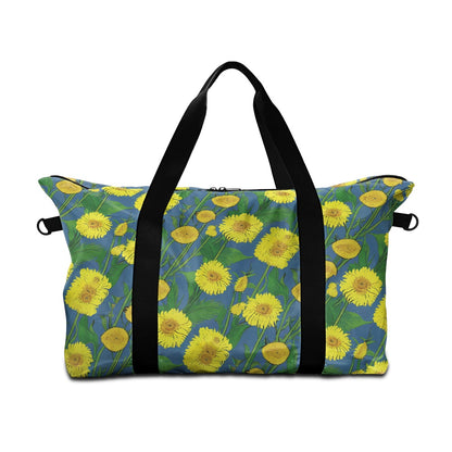Sunflower on Green Lightweight luggage white ONESIZE