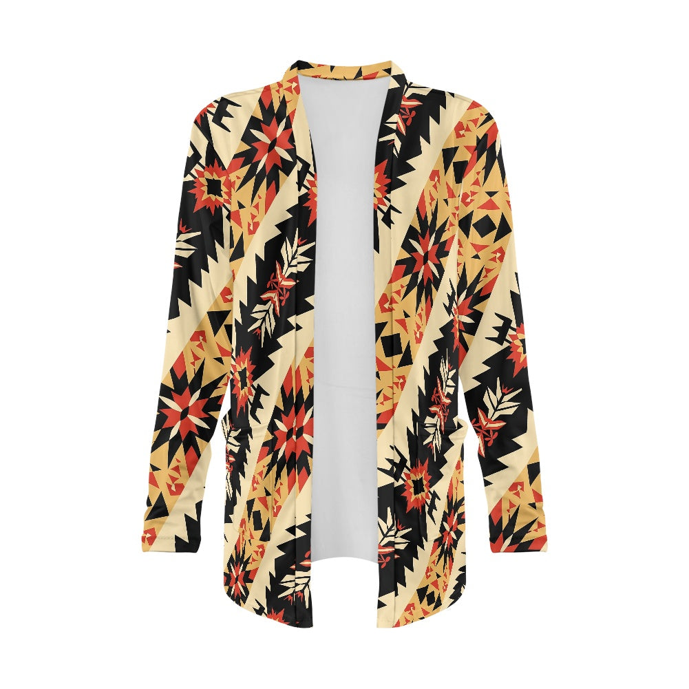 Long-sleeved cardigan jacket