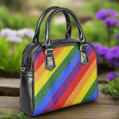 LGBT Pride Motif Pattern Shoulder Handbags