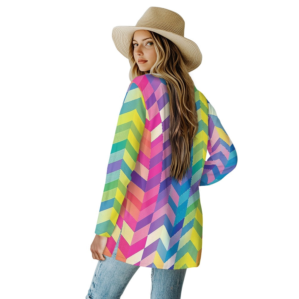 Long-sleeved cardigan jacket