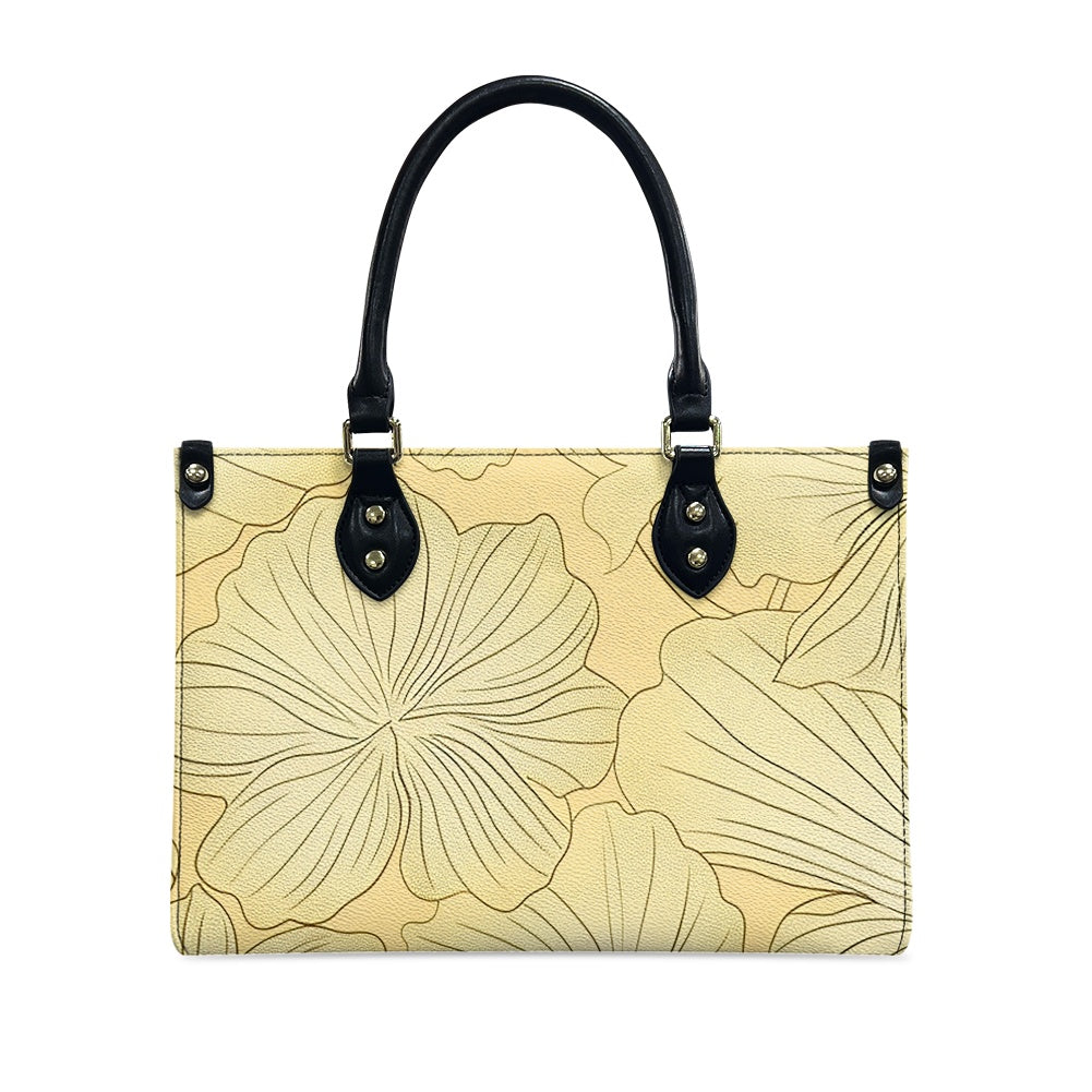 Women's PU leather twill handbag