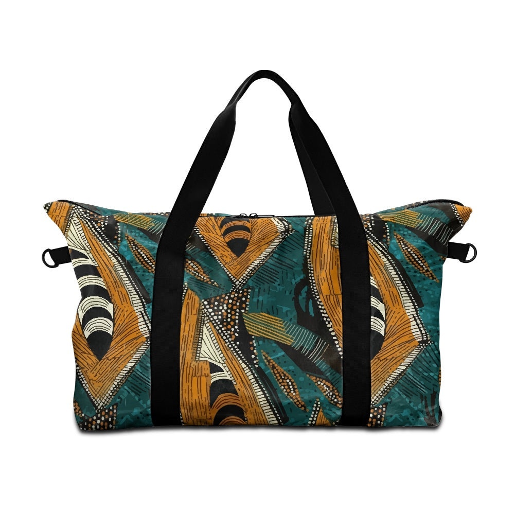 Ethnic African Lightweight luggage white ONESIZE