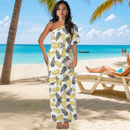 Elegant Off-Shoulder Two-Piece Dress for Women