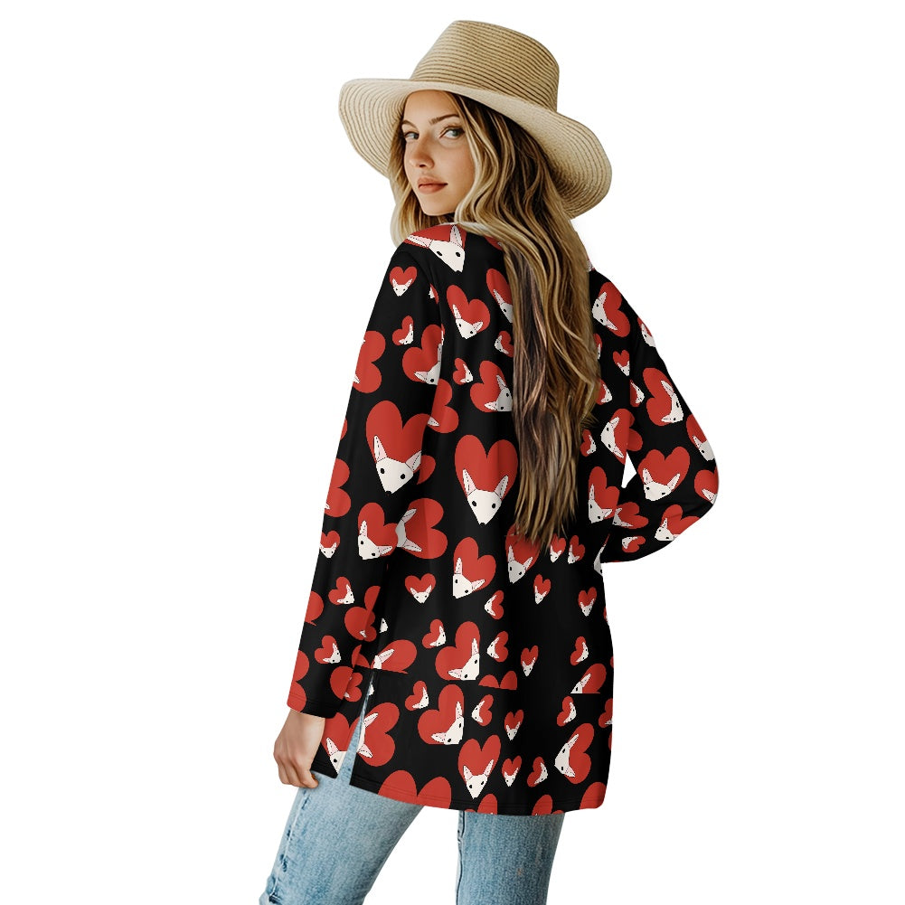 Long-sleeved cardigan jacket