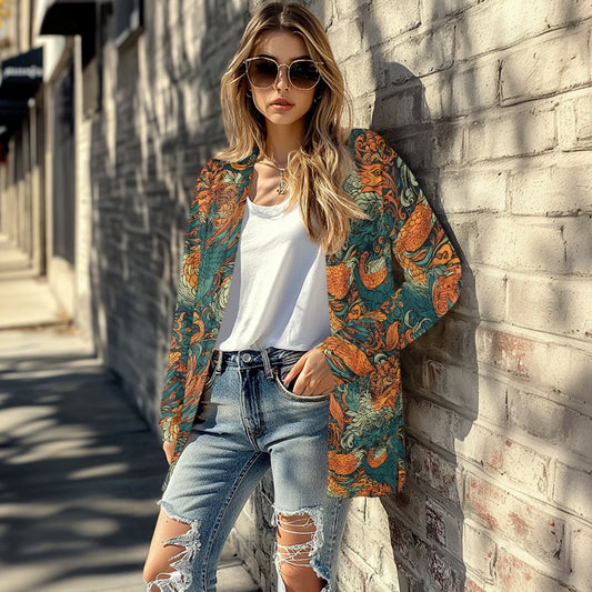 Long-sleeved cardigan jacket
