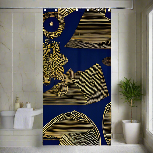 African | Ethnic Shower Curtain 36" x 72" (Stall)