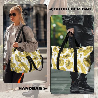 Yellow Monstera Lightweight luggage