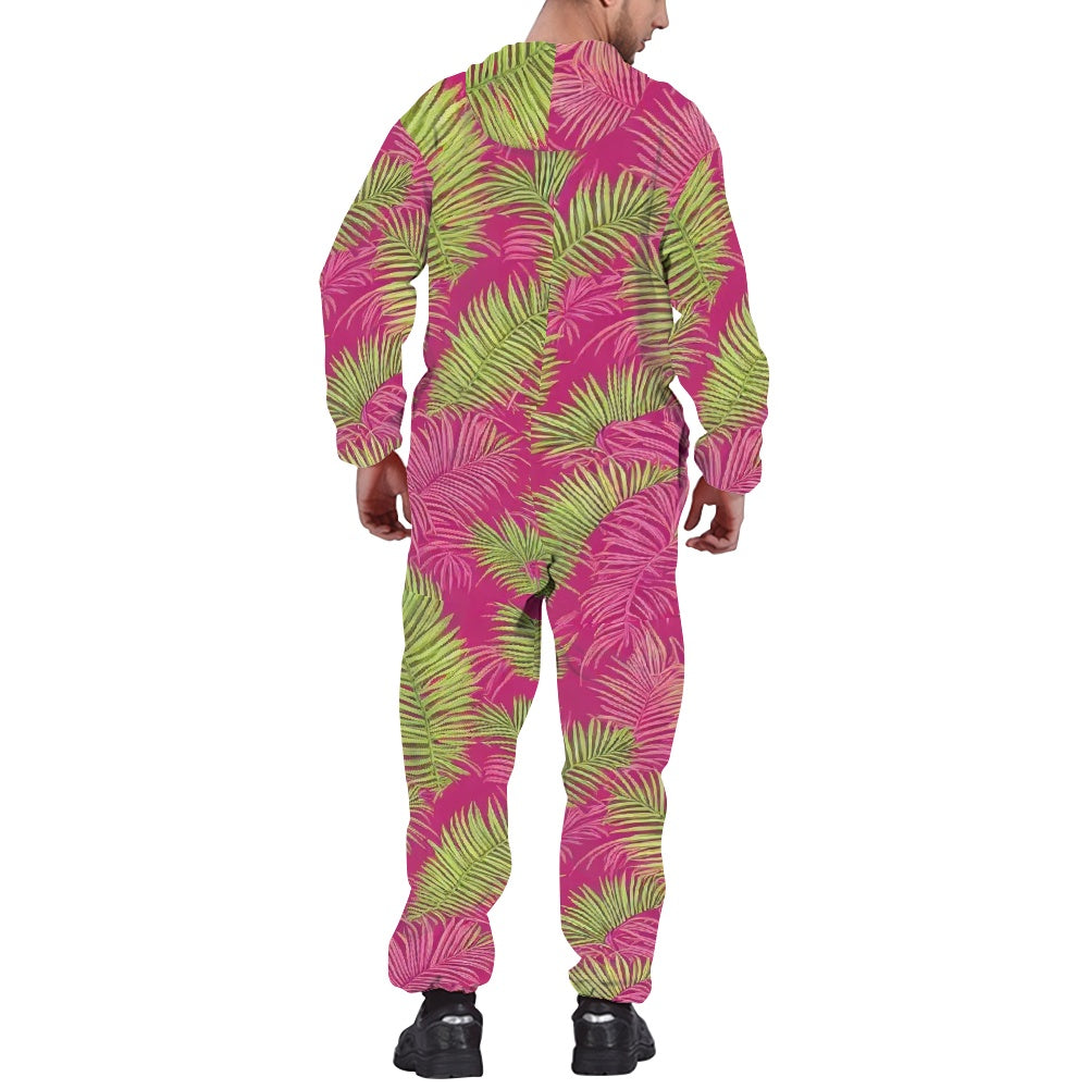 Women's hooded long sleeve jumpsuit