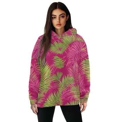 Women's loose pullover sweatshirt white