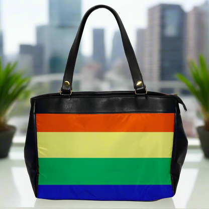 LGBTQ Rainbow Pride #12 Oversize Office Handbag