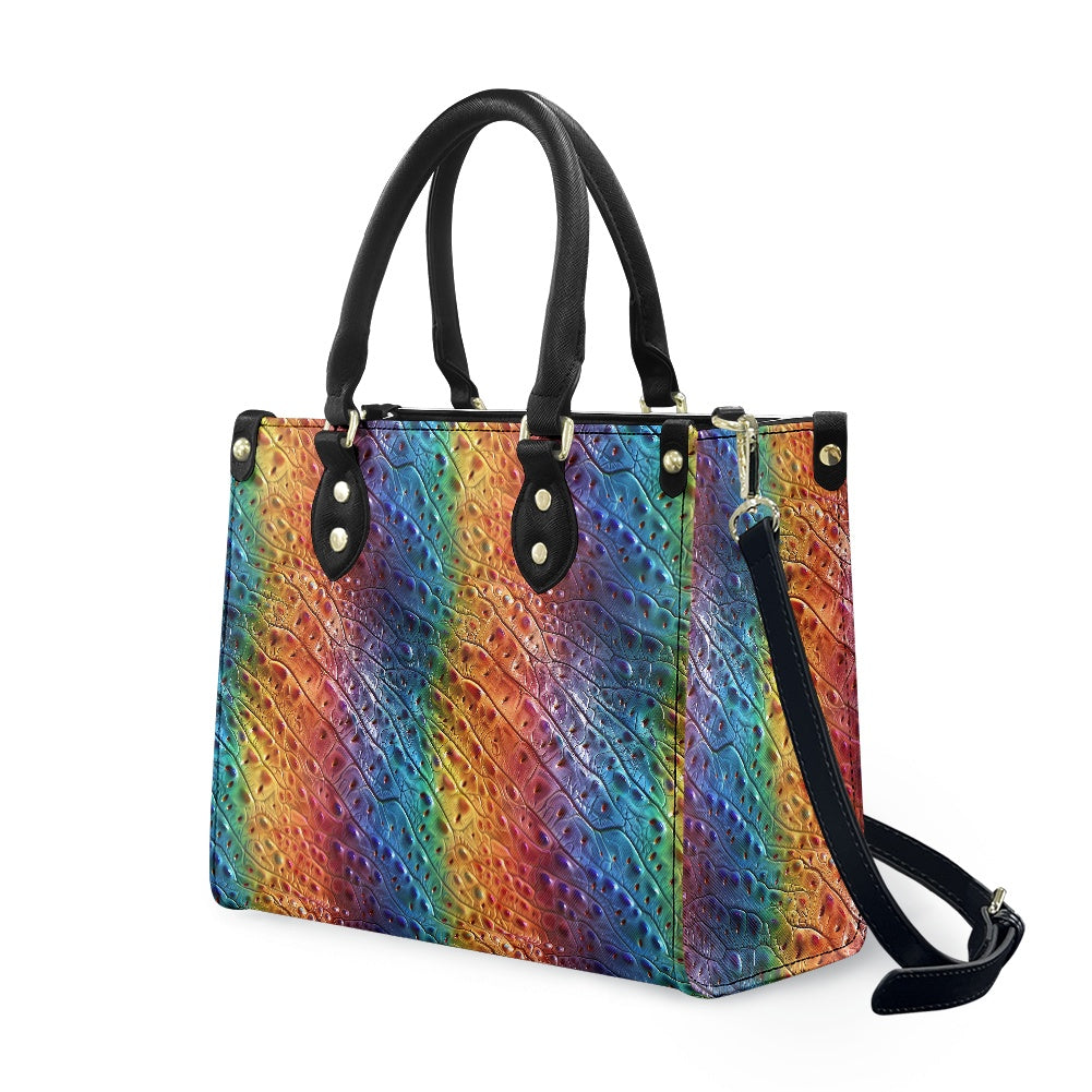 Ostrich Rainbow Pride Women's PU leather twill handbag