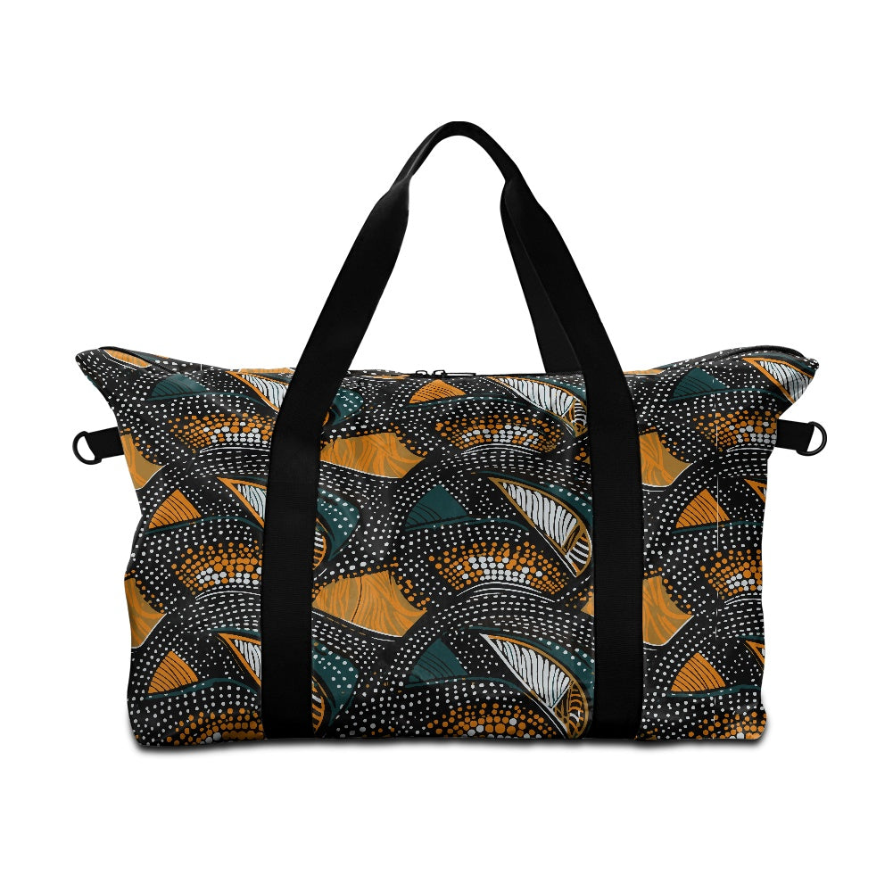 African Ethnic Lightweight luggage white ONESIZE