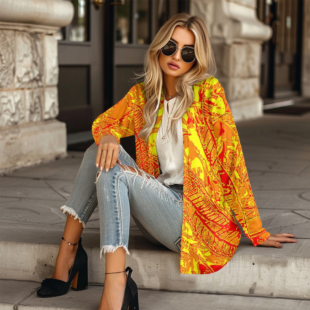 Long-sleeved cardigan jacket