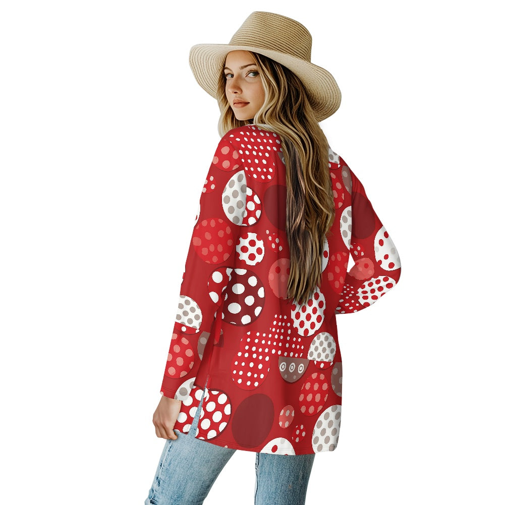 Long-sleeved cardigan jacket