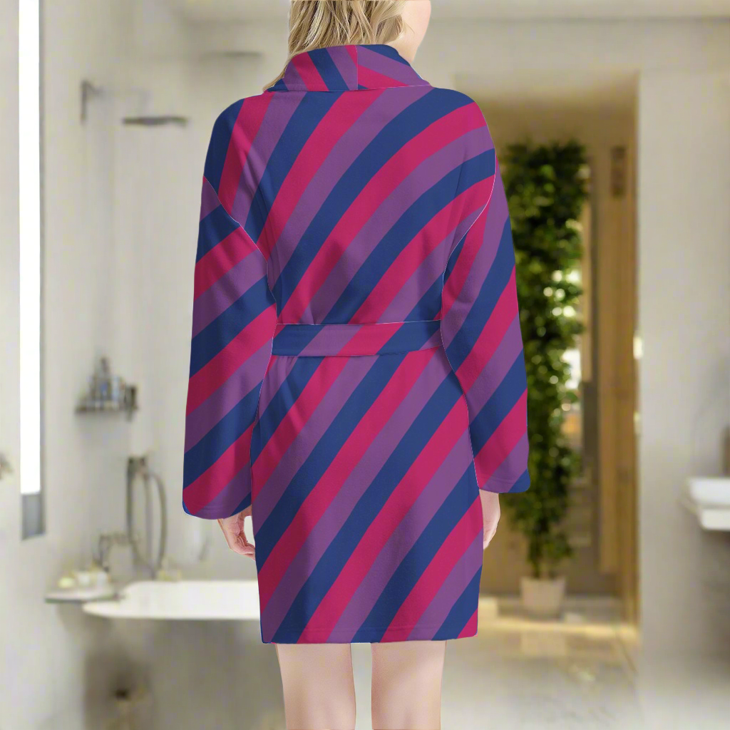Bisexual Pride Women's Bathrobe