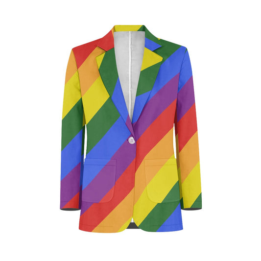 Rainbow Ladies casual blazer white