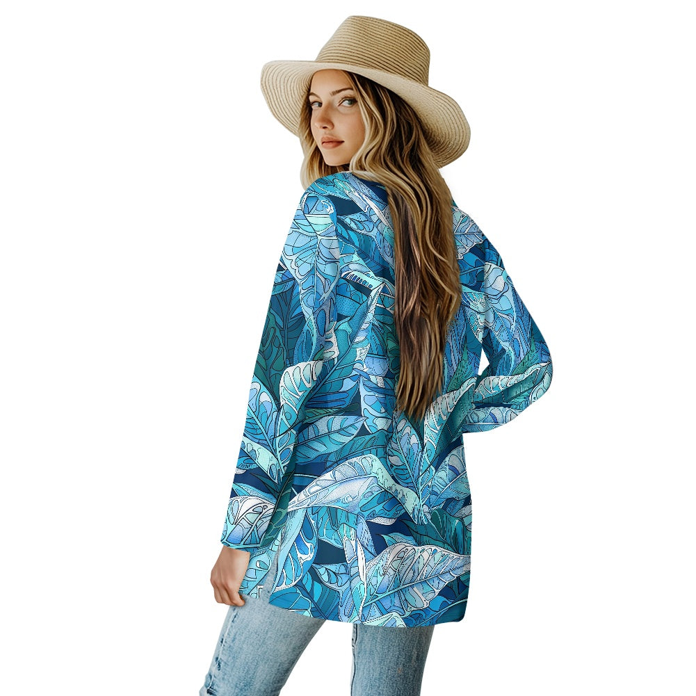 Long-sleeved cardigan jacket