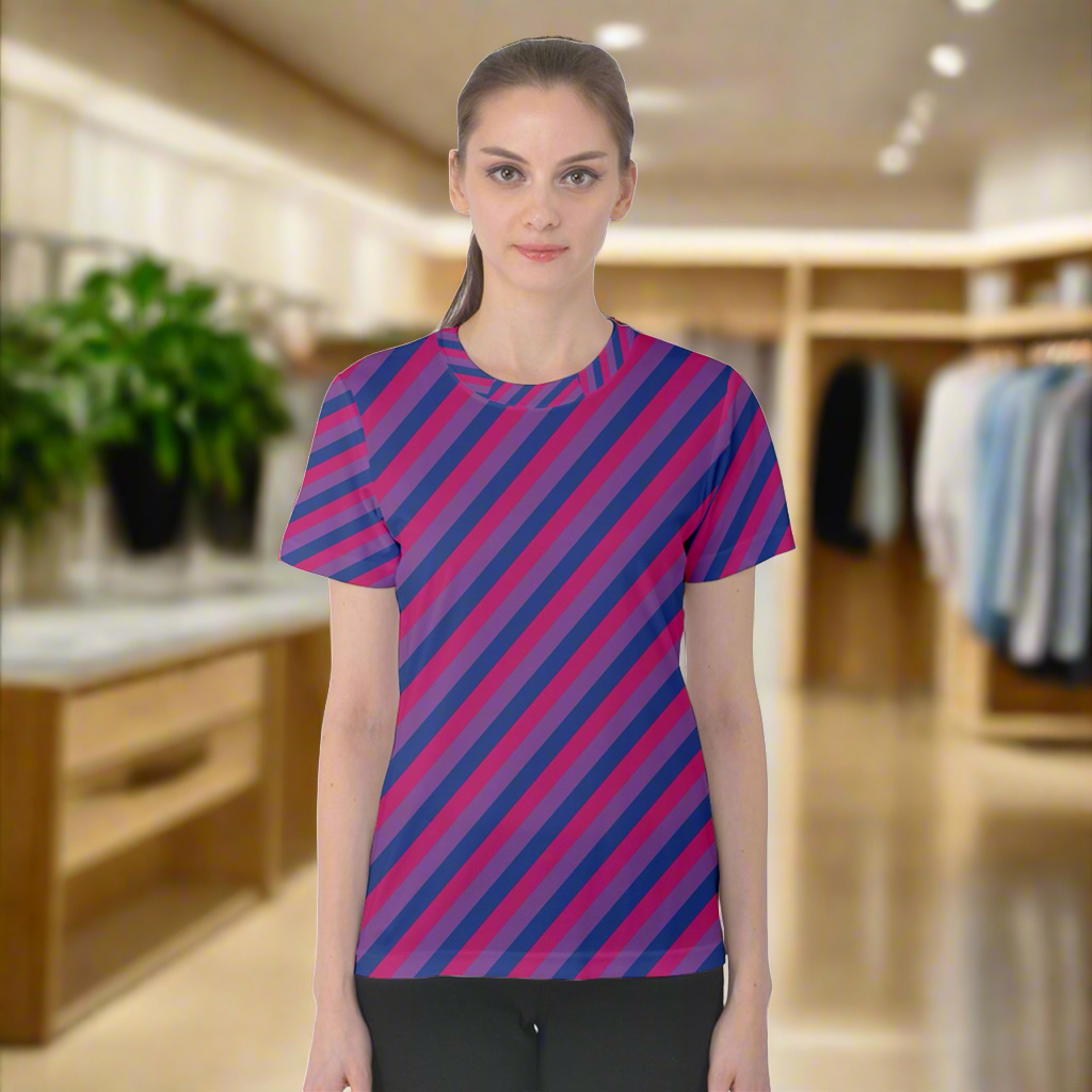Bisexual Flag Women's Cotton Tee