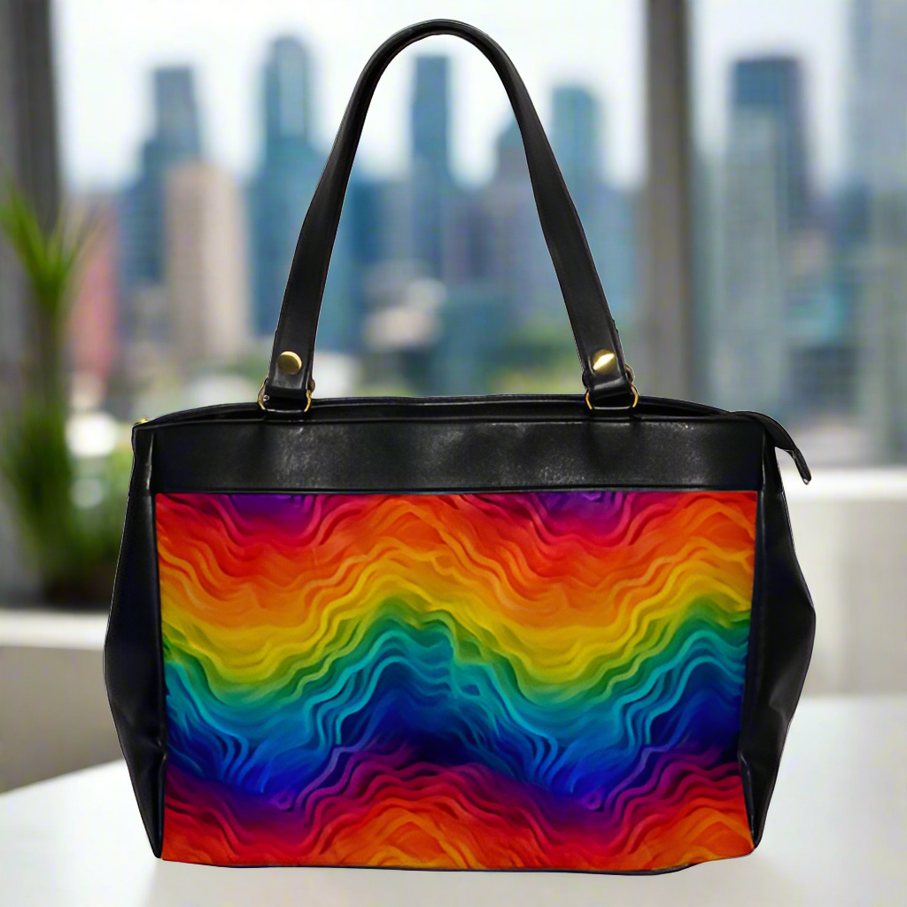 Lgbtq Rainbow Oversize Office Handbag