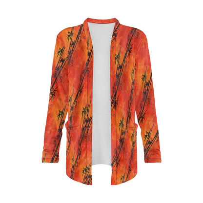 Long-sleeved cardigan jacket