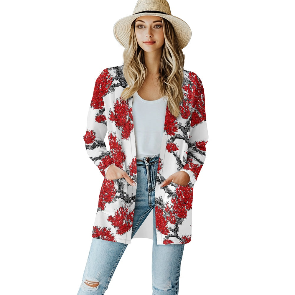 Long-sleeved cardigan jacket