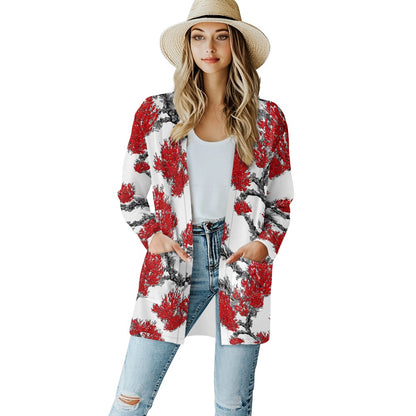 Long-sleeved cardigan jacket