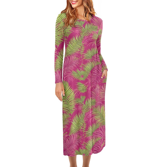 Long sleeves dress white