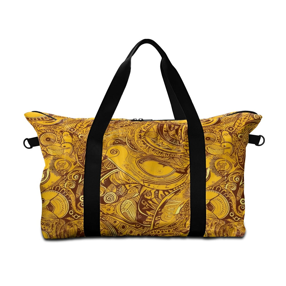 African Ethnic Lightweight luggage white ONESIZE