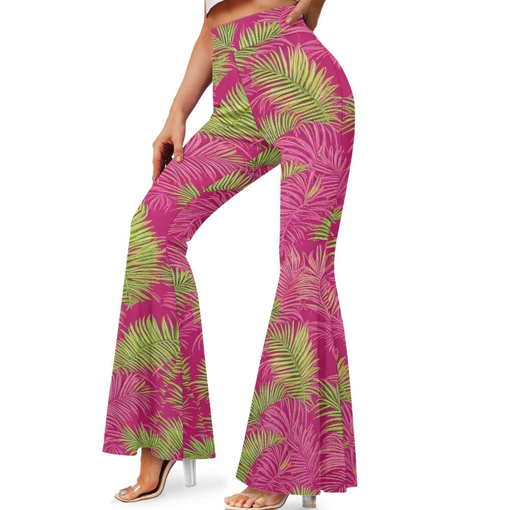 🌺 Tropical Radiance Flared Pants – Feel Fierce. Flow Free